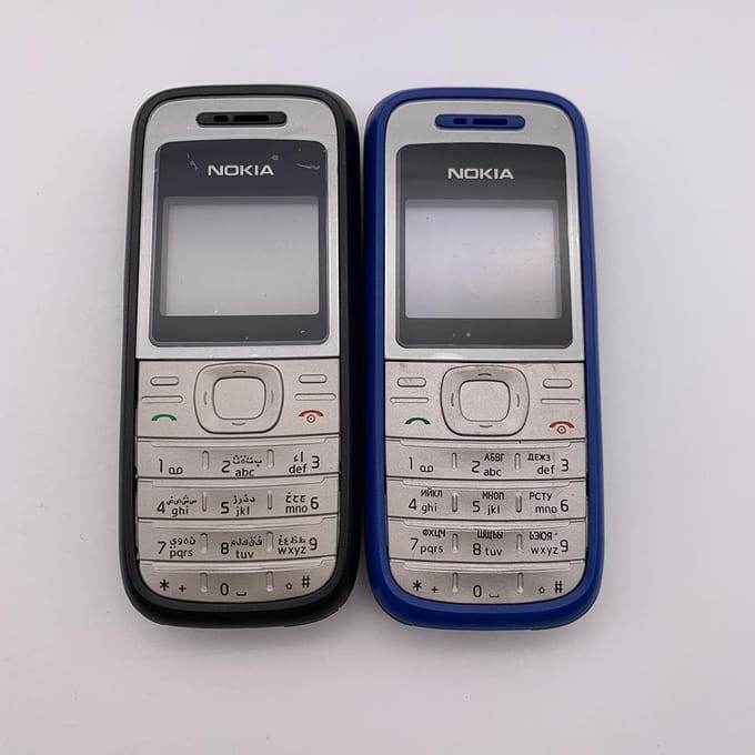 Gereviseerde Originele Nokia 1200 Mobiele Telefoon Met 1 SIM Simple Set zwart