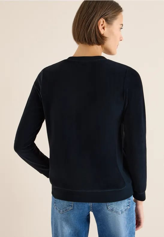 Shirt met zachte structuurmix