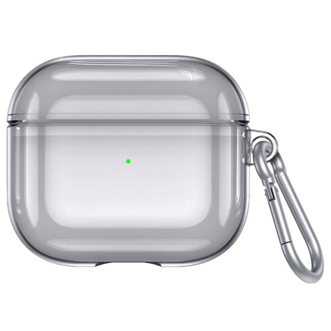 USAMS Transparant TPU Beschermcase AirPods 3 Transparant Zwart