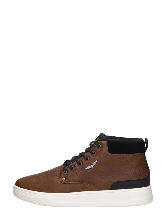 PME Legend Lexing-t Sneakers - Leren Sneaker - Heren - Cognac - Maat 40
