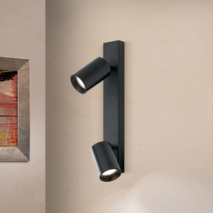 ORION Spot Sean 2-lamps, zwart
