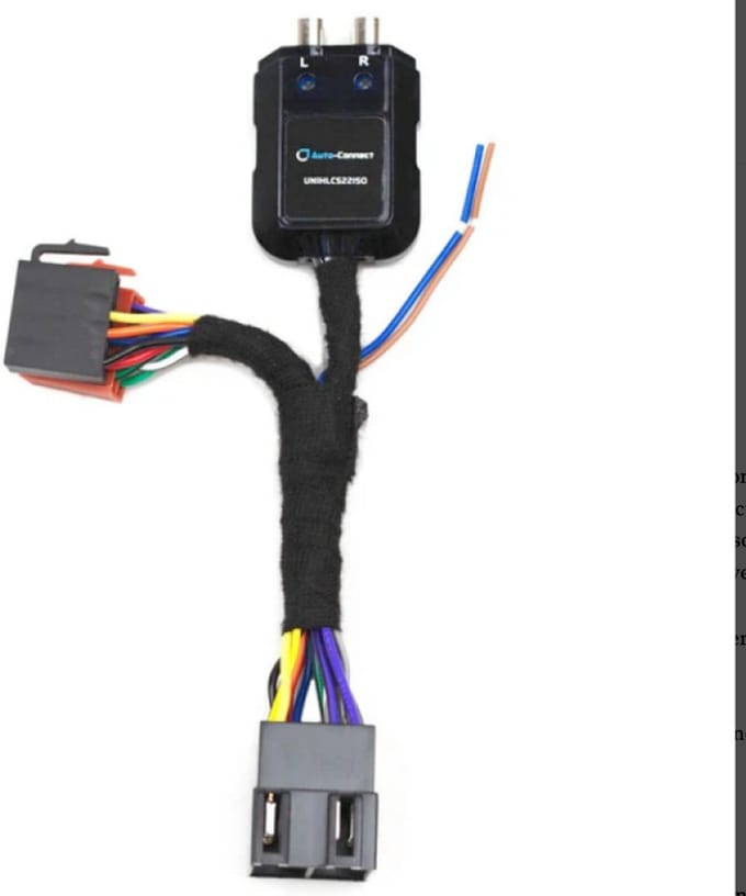 Auto-Connect 720UNIHLCS22ISO High-Low converter 2 kanaals ISO Plug & Play Adapter