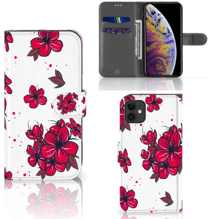 Apple iPhone 11 Hoesje Blossom Red
