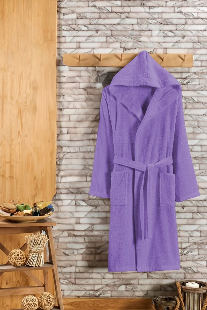 Badjas - Sauna - Ochtendjas - Lila - Wellness - XL