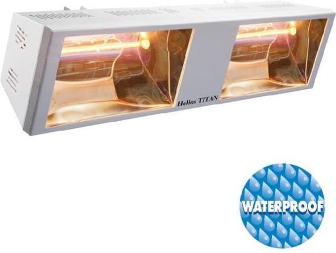 Garage / loods / bedrijfshal / schuur verwarming 3000 Watt Helios TITAN EHT2