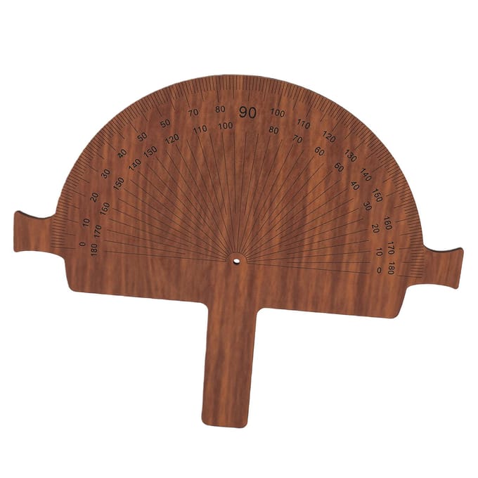 Precisie Hoekzoeker Hoge Nauwkeurigheid Houten Gradboog Gereedschap voor Lassen DIY Houtbewerkingsprojecten brown