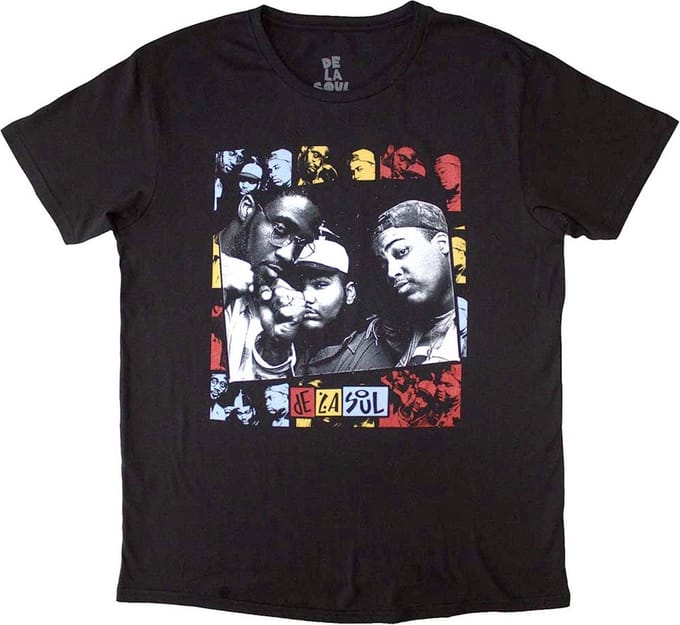 De La Soul - Collage Heren T-shirt - S - Zwart