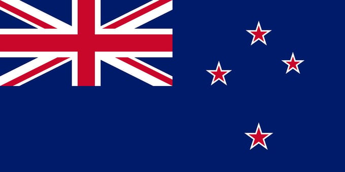 Vlag Nieuw-Zeeland 300x450cm