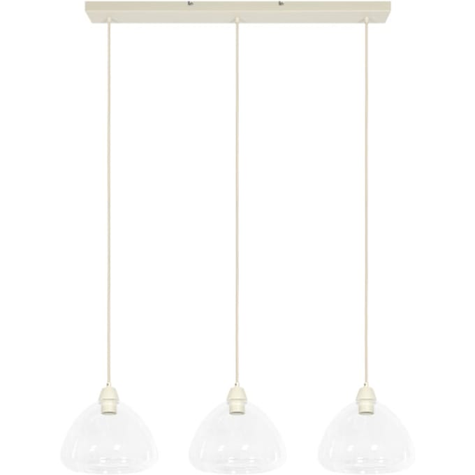 Light & Living - Hanglamp BISHO - 94x26x19cm - Wit