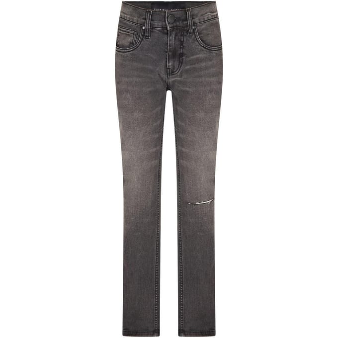 Criminal Damage Essential Ripped Slim-jeans voor dames (Grijs)