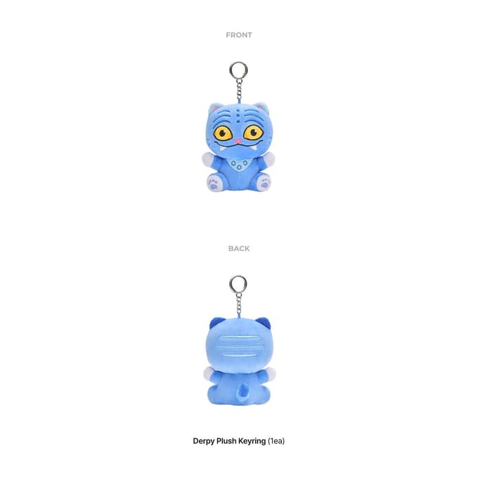 KPop Demonenjagers - Derpy Pluche Sleutelhanger Normal gray
