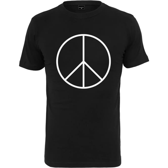 Mister Tee - Peace Heren Tshirt - XS - Zwart