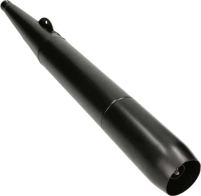 Uitlaat Jamarcol 6.3 28mm voor Puch Maxi Zwart