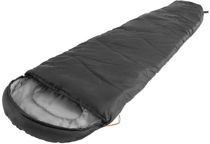 Easycamp Starling Mummy 8°c Slaapzak Zwart Regular / Left Zipper