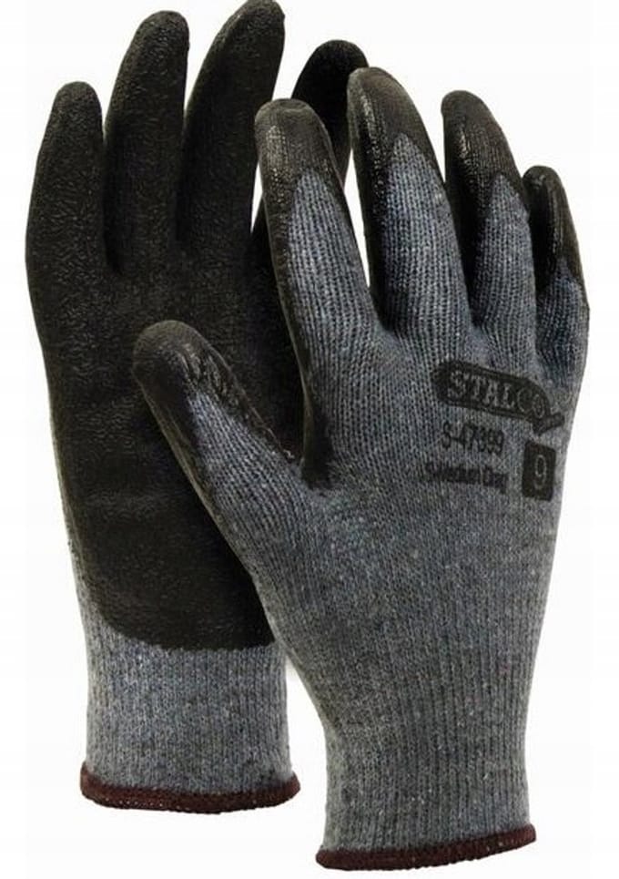 Stalco S-Medium Drag - Werkhandschoenen - Latex Coating - Maat 10 - Verhoogde Grip