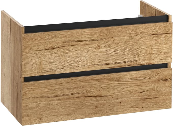Saqu Gaia wastafelonderkast 100x45x60cm eiken marcato — greeploos