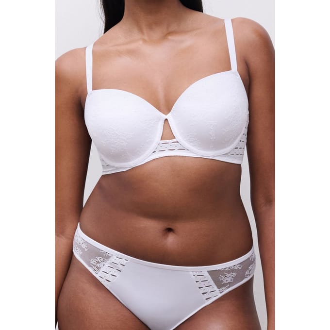 Chantelle Co Bra Tshirt Half Cup White Größe: D70 | BHs Outlet | Damen | Weiß