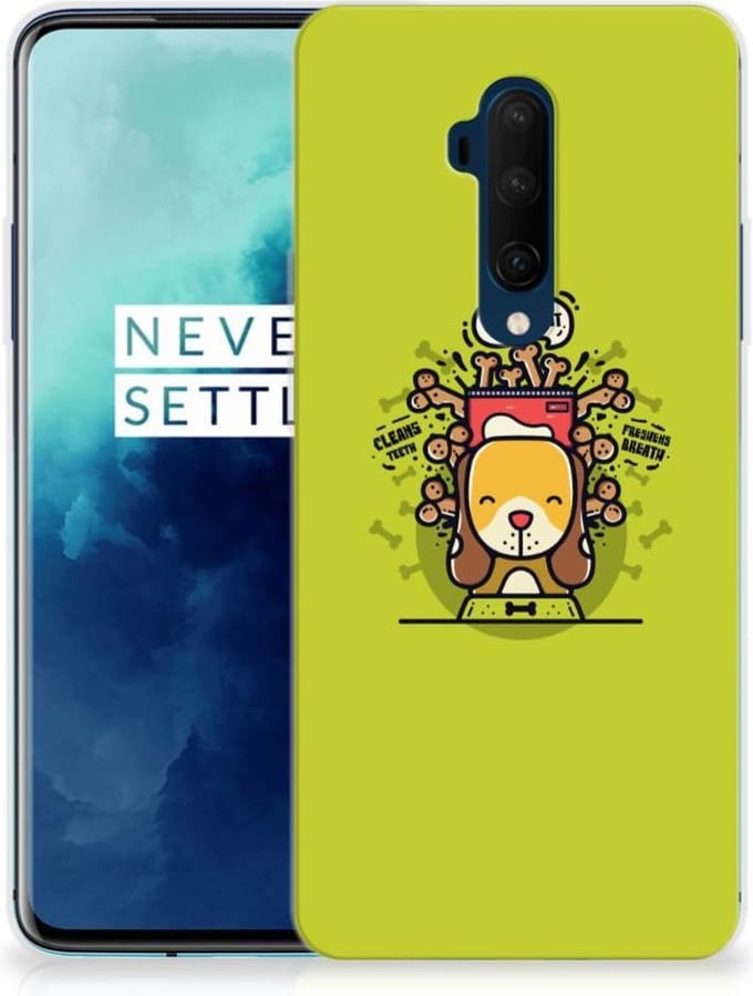 OnePlus 7T Pro Telefoonhoesje met Naam Doggy Biscuit