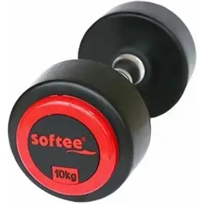 Softee Pro-sport 10kg Dumbbell Zwart 10 kg