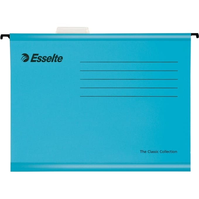 Hangmap Esselte Classic A4 V-bodem 345x240mm blauw