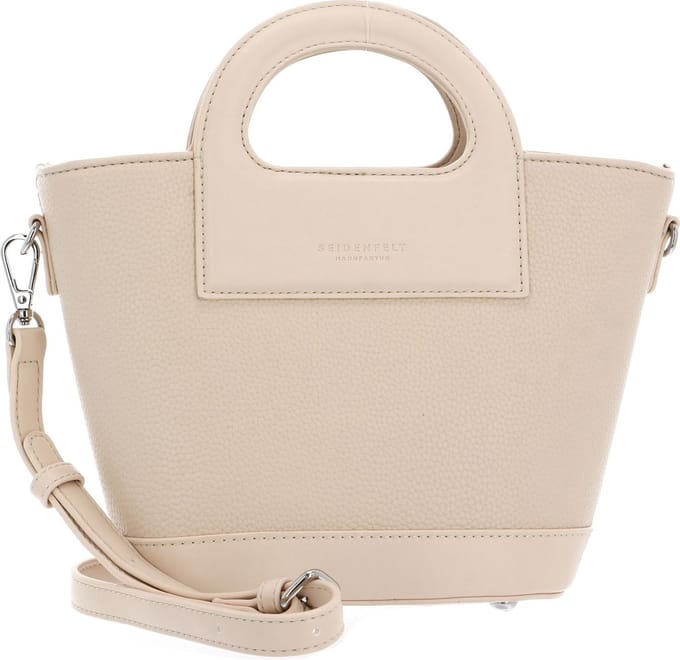 SEIDENFELT MANUFAKTUR Schoudertas Handtas Moheda Small Shopper Bag Cream Crème