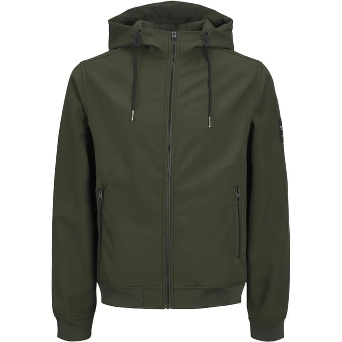 JACK & JONES- JJEBASIC SOFTSHELL HOOD NOOS - Heren - Jas
