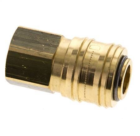 Messing DN 5.5 (Orion) Luchtkoppeling Snelkoppeling G 3/8 inch Binnendraad