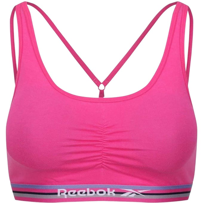 Reebok Jackie-sportbeha voor dames (Roze)
