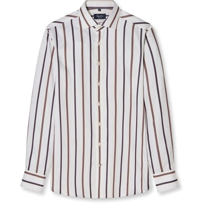 OLYMP Signature Overhemd, Tailored Fit, Signature Kent, Champagne