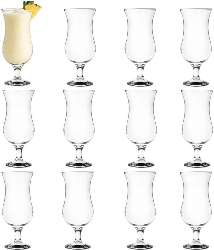 Glasmark Cocktail glazen - 12x - 420 ml - glas - pina colada glazen