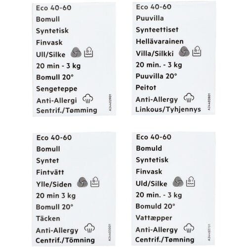 AEG programmaplaat, knop, zelfklevend 140196495224