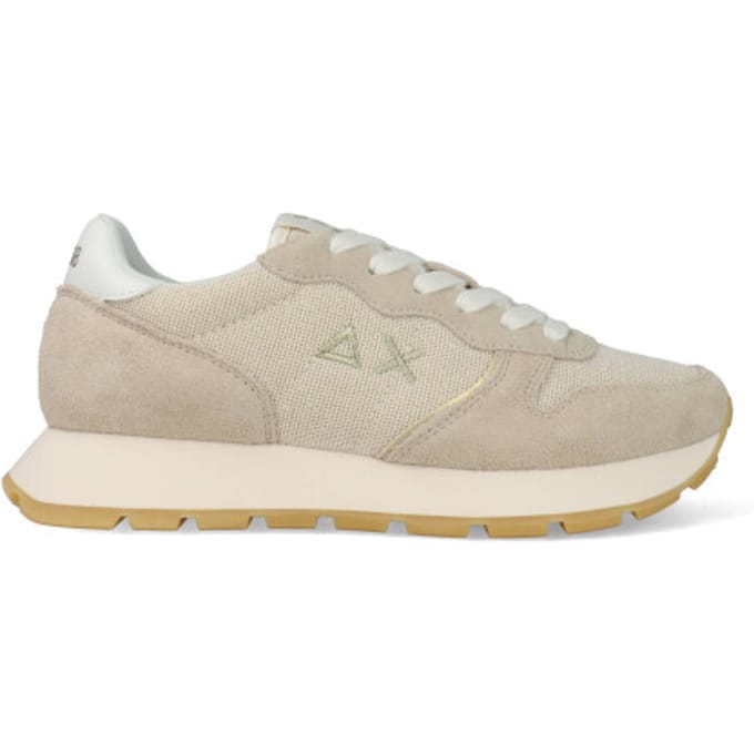 SUN68 Ally Glitter Textile Sneakers Laag - goudkleur - Maat 38