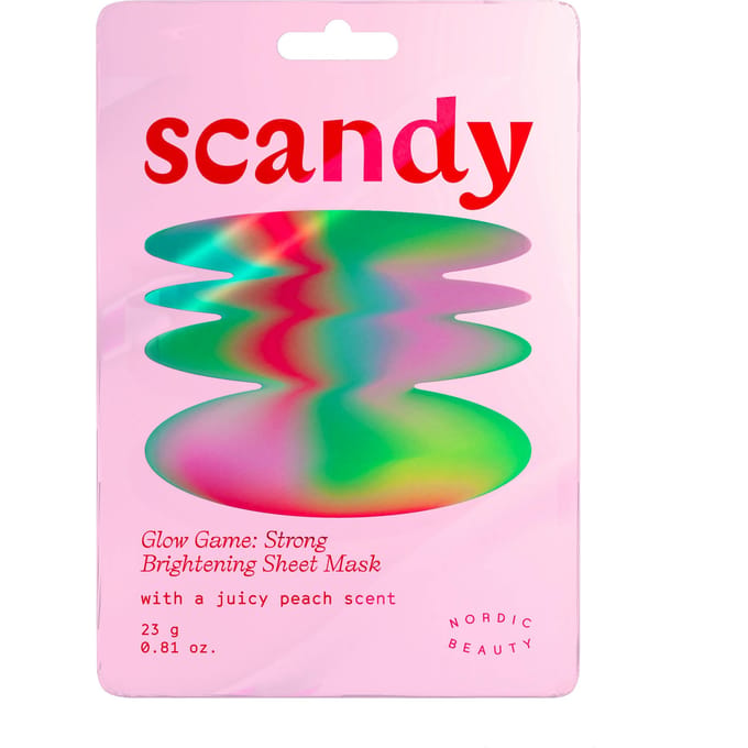 Scandy Glow Game: Strong Brightening Sheet Mask 1 st