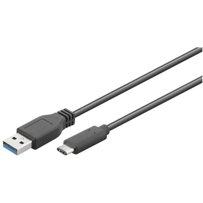 Pro USB-A  USB-C - 1m - USB 3.0 - Zwart