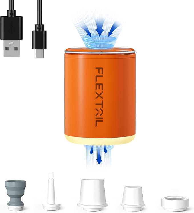 Mini Luchtpomp voor Aangepaste Vacuümzakken - Oplaadbaar en Compact