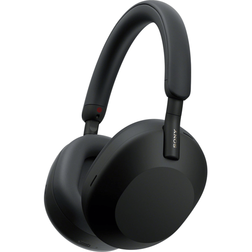 Sony WH-1000XM5 Over Ear headset Bluetooth Stereo Zwart High-Resolution Audio, Ruisonderdrukking (microfoon), Noise Cancelling Indicator voor