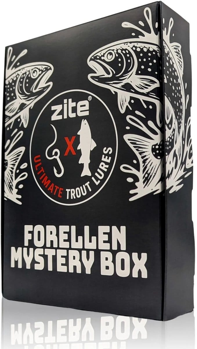 Viscadeau: Forellen Mystery Box Cadeauset Forelvisser Startset Forel Vissen Forellen Vis Cadeau Set