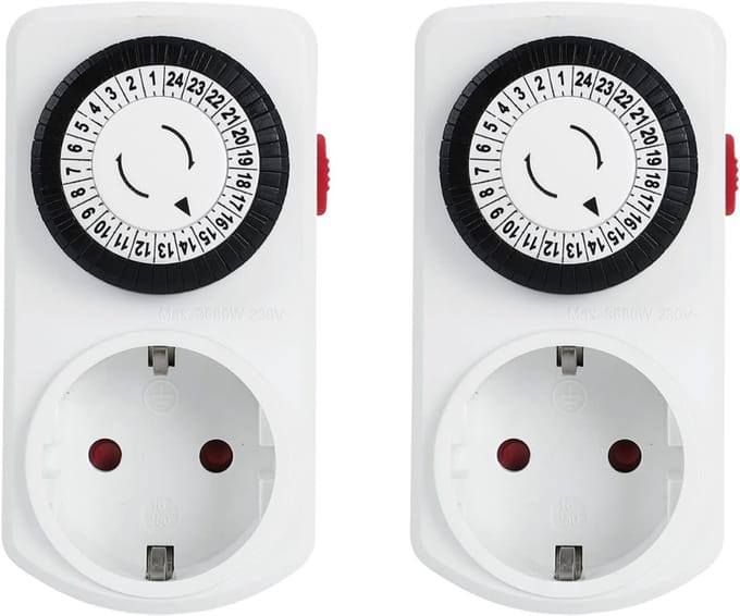 Tijdschakelaar Buiten - Schakelklok voor Binnen - Tijdklok