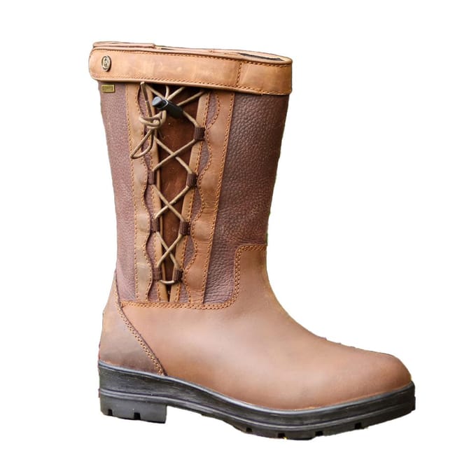 Brogini Dames/Dames Tetbury Grain Leather Country Laarzen (Bruin)