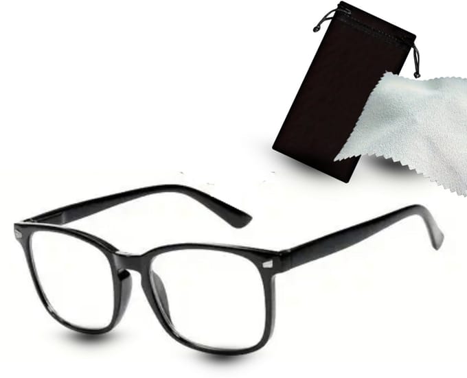 Computerbril® Anti Blauw Licht | +2.00 | Beeldschermbril | Anti Blue Light Glasses | PC Bril | Oogbescherming | Zwart