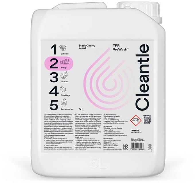 Cleantle - TFR PreWash² 5 ltr