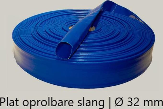 Plat oprolbare slang | Ø 32 mm