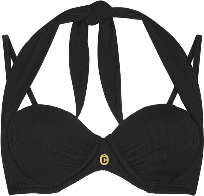 Ten Cate bikini top multiway zwart voor Dames | Maat 38D (75D)