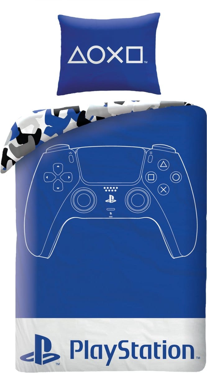Playstation Dekbedovertrek - Eenpersoons - 140 x 200 + 70 x 90 cm - Polyester