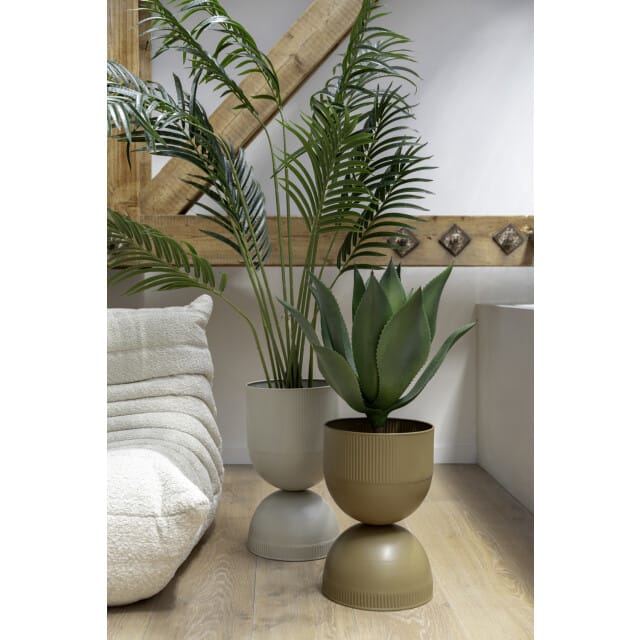 Present Time - Bloempot Tonar Large - Warmgrijs