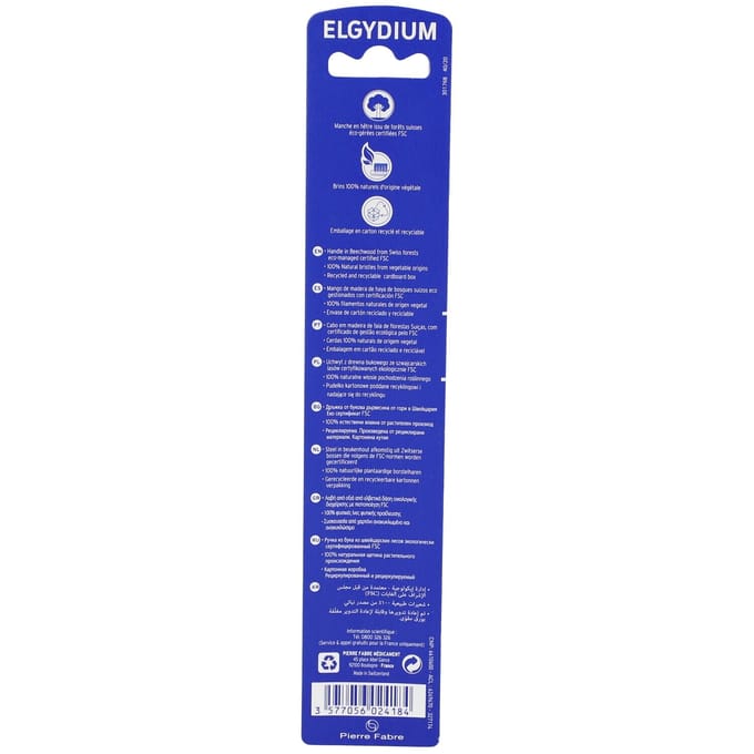Oral Care Elgydium Hout Eco-Friendly Tandenborstel | Medium 1