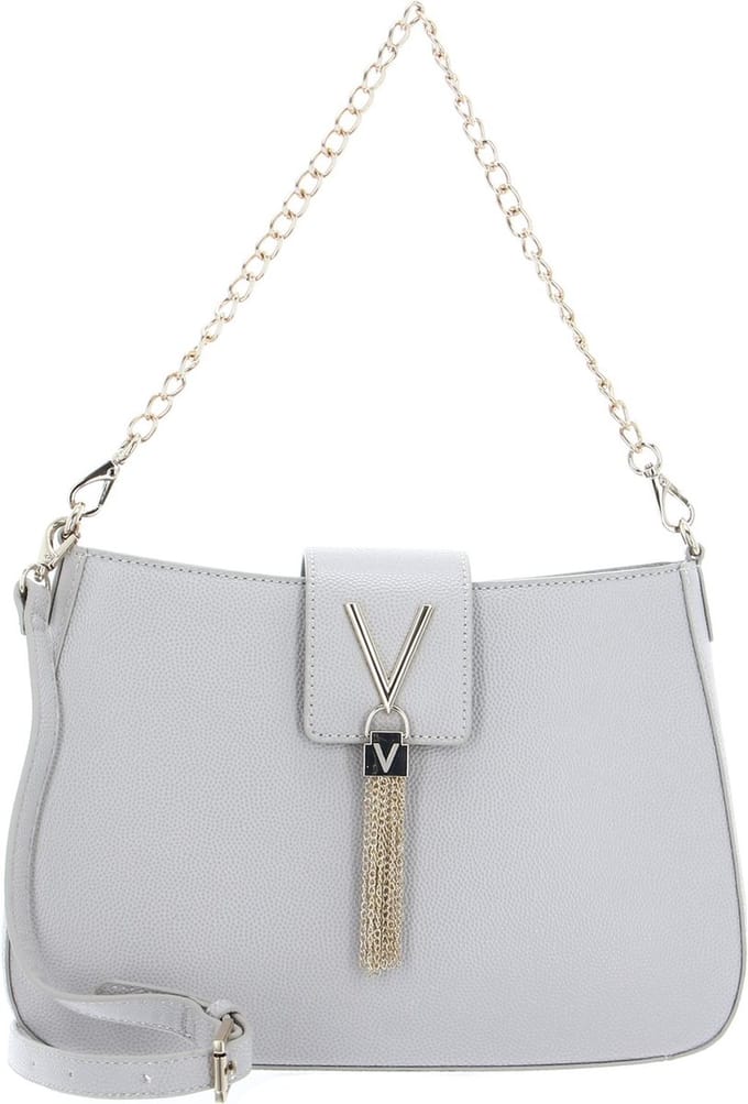 VALENTINO Schoudertas Divina Hobo Bag Ghiaccio Lichtgrijs