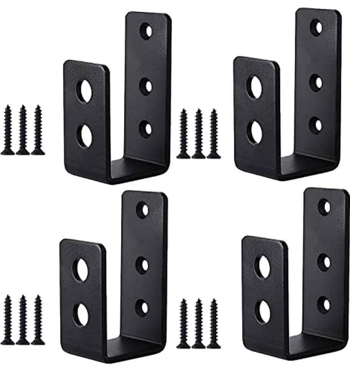 Barricade houders voor huis, schuur, garage - 4 sets