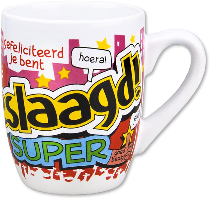 Cartoonmok Geslaagd school - 300 ml