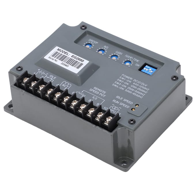 Motortoerentalregelaar Elektronische Gouverneur Diesel Generator Besturingsregelaar EG2000 1224VDC